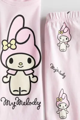 Pyjama en jersey - Rose clair/My Melody