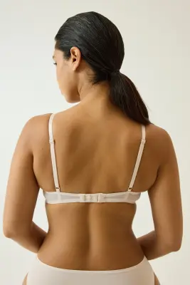 Lot de 2 soutiens-gorge super push-up - Beige clair/marron foncé