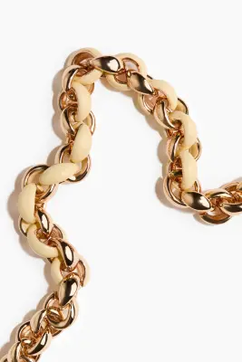 Collier chaîne épais - Doré