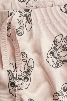 Legging imprimé - Rose clair/Lilo et Stitch