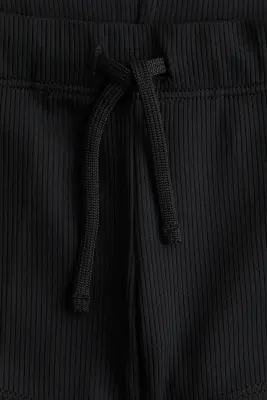 Boxer de bain côtelé - Noir