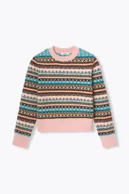 Pull jacquard scandinave