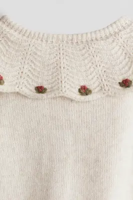 Gilet avec col - Beige clair