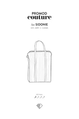 Patron pdf sac cabas SIDONIE