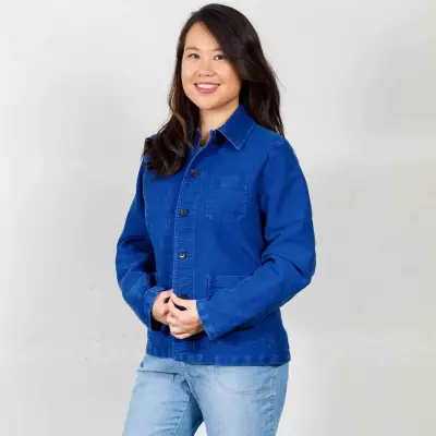 Veste femme workwear en moleskine 4M/4F