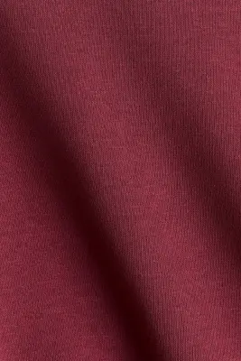 Sweat à l'intérieur brossé - Rouge foncé chiné