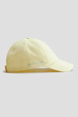 Casquette en twill de coton - Jaune clair/citron