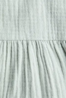 Robe en mousseline de coton - Vert clair