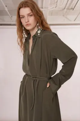 Robe Byrds Gris Taupe