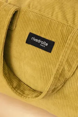 Sac Sauval velours Olive Rive Droite