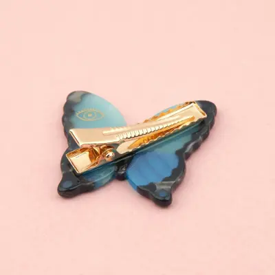 Barrette Papillon bleu Coucou Suzette