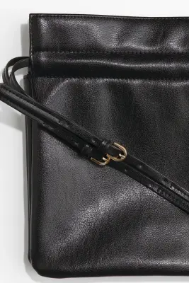 Sac seau crossbody - Noir