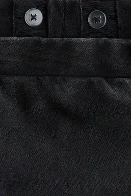 Jegging façon denim avec jambes larges - Noir denim délavé