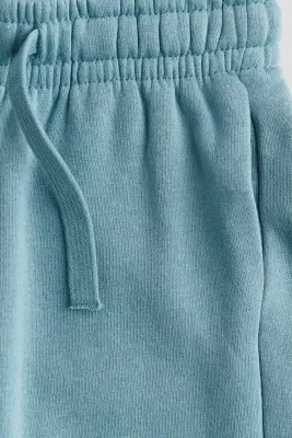 Pantalon jogger à l'intérieur brossé - Turquoise ancien