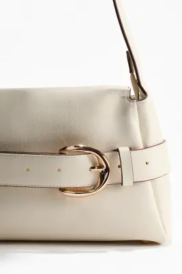 Sac crossbody avec bride - Crème