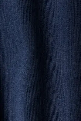 Pantalon jogger à l'intérieur brossé - Bleu marine