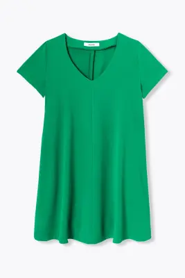 Robe courte unie
