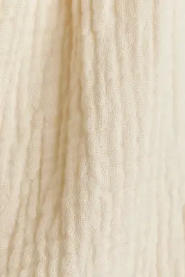 Barboteuse en coton avec col marin - Beige clair