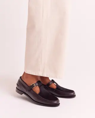 Mocassins Alban pony chocolat