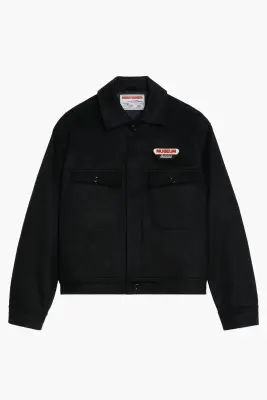 Pumpist Jacket - Satin de coton Noir
