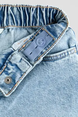 Barrel Jeans loose - Bleu denim clair