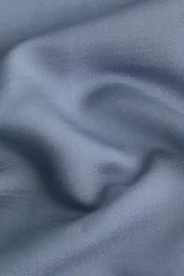 Foulard triangulaire avec dentelle - Bleu ancien