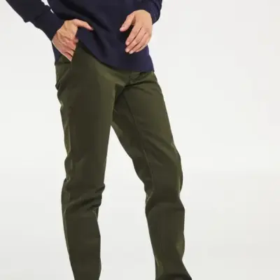 Chino vert foncé Léon