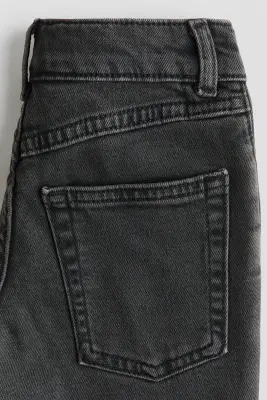 Short en denim - Noir délavé