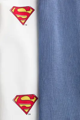 Lot de 2 pyjamas imprimés - Bleu ancien/Superman