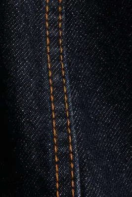 Minijupe trapèze en denim - Bleu denim foncé