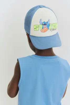 Casquette trucker - Bleu ancien/Lilo et Stitch