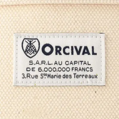 Ecru / Camel Tote Bag medium