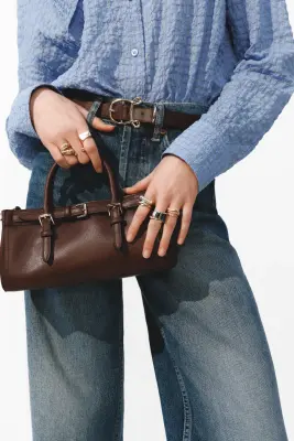 Sac porté épaule - Marron foncé
