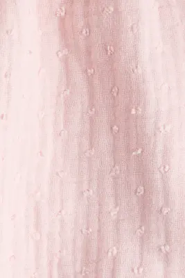 Robe en mousseline de coton - Rose clair