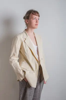 Sibel Saral – Bond Jacket – Vanilla