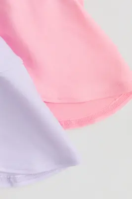 2-pack UPF 50 sun caps - Violet clair/rose clair
