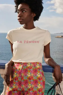 Tee-shirt La Témoin écru