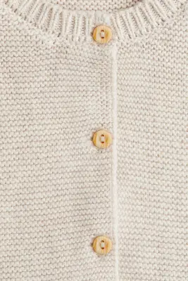 Gilet en maille - Beige clair
