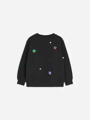 Sweat en éponge - Noir/Baseball