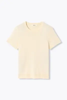 Pull fin manches courtes Femme