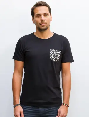 T-shirt unisexe Amok noir
