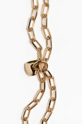 Bracelet multirangs avec charm - Doré