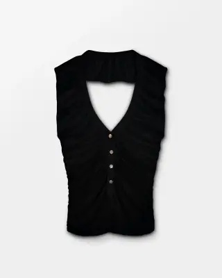 Linen Button Top