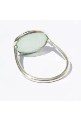 Bague en Calcédoine