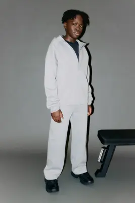Veste de sport zippée à capuche DryMove™ - Gris ancien
