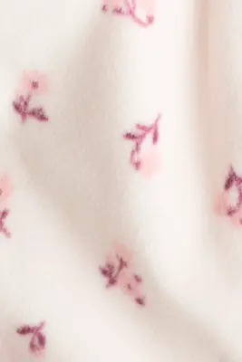 Veste en polaire - Rose clair/fleuri