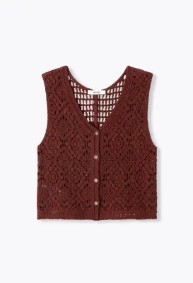 Boléro au crochet Femme