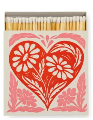 Boîtes d'allumettes - Botanical Heart