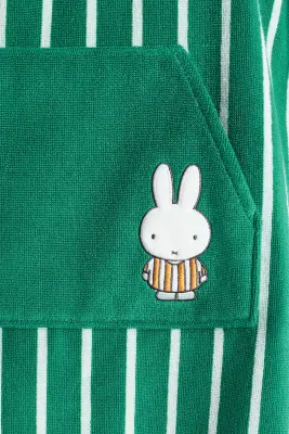 Cape de bain avec application - Vert foncé/Miffy