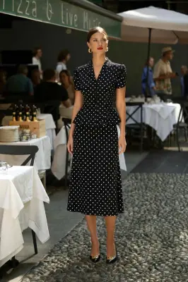 Andi Polka Dot Rayon Skirt